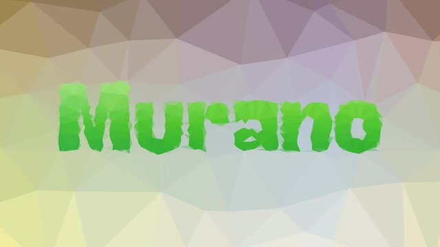 Murano fade strange tessellated looping animated triangles