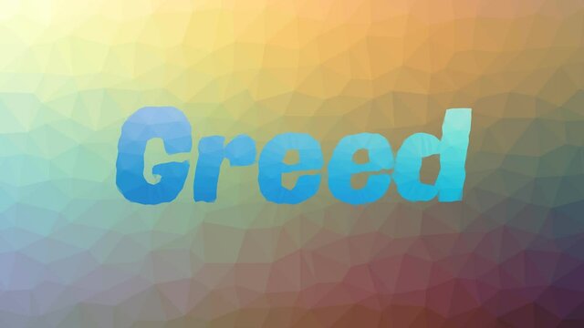 Greed dissolving techno tessellation looping moving triangles