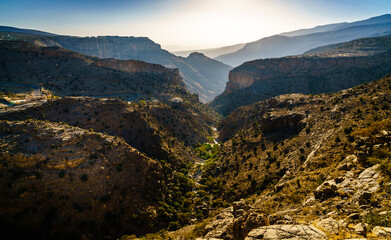 Al Hajar mountains of Oman