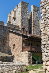 Medieval Buildings at Manasija monastery, Serbia