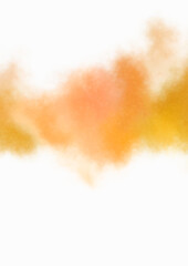 Watercolor painted background. Abstract Illustration wallpaper. Brush stroked painting. 2D Illustration.