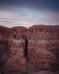 Sunset over the Grand Canyon 