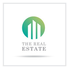 Real Estate Logo | Home Property Logo | Residence Building Logo