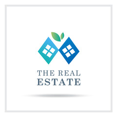 Real Estate Logo | Home Property Logo | Residence Building Logo