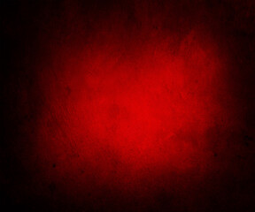 Red textured concrete background. Dark edges