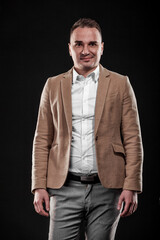 Portrait of a handsome man