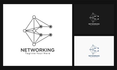 c networking logo vector