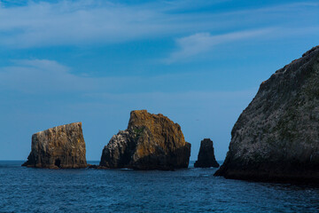 Fototapeta na wymiar Anacapa Island, Channel Islands National Park, California, Usa, America