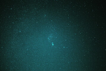 The Big Dipper constellation in the night sky surrounded by thousands of stars. Image taken in Ontario, Canada.