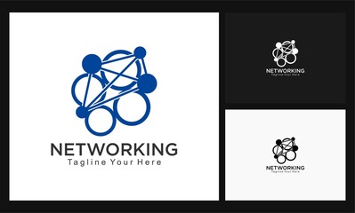 team network logo vector