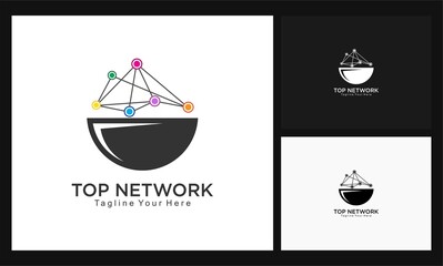 top network logo vector