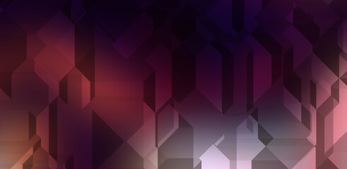 Polygonal background. Colorful wallpaper with geometric design. Digital 3d illustration.