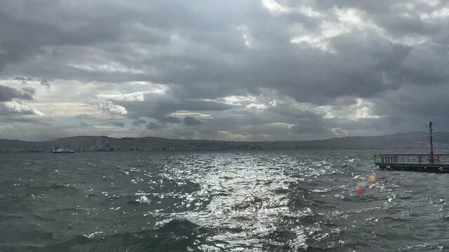 cloudy day in Izmir