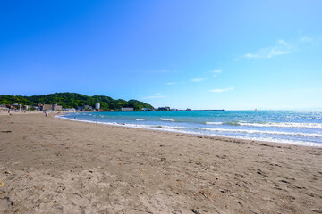神奈川県の逗子海岸
