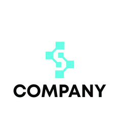 Fototapeta premium digital connection logo