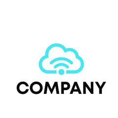 signal with cloud logo