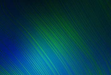 Dark Blue, Green vector abstract bright texture.