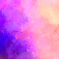 Painted composition with vibrant brush strokes. Textured colorful painting. Paint brushed wallpaper.