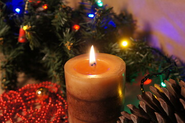 Christmas candle
