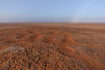 Laguna Ratosa nature reserve in times of drought in Antequera, Malaga. Spain