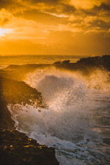 Fels in der Brandung