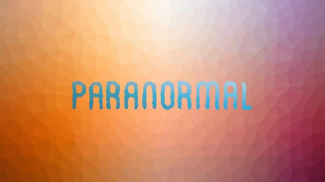 Paranormal appearing techno tessellated looping pulsing triangles