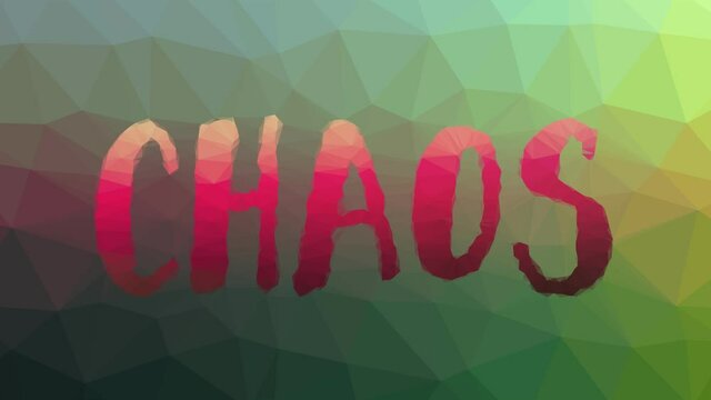 Chaos fade strange tessellation looping moving polygons