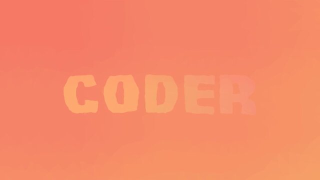 Coder Appearing Modern Tessellating Looping Moving Triangles