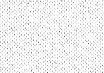Vector fabric texture. Distressed texture of weaving fabric. Grunge background. Abstract halftone vector illustration. Overlay to create interesting effect and depth. Black isolated on white. EPS10.