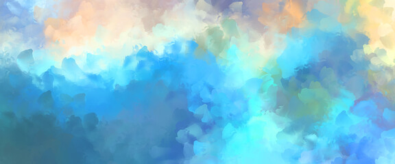 Artistic abstract background. Texture painted wallpaper. Creative illustration with strokes of paint. Brush pattern painting.