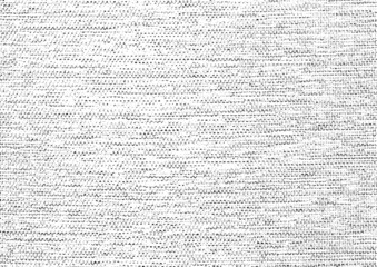 Vector fabric texture. Distressed texture of weaving fabric. Grunge background. Abstract halftone vector illustration. Overlay to create interesting effect and depth. Black isolated on white. EPS10.