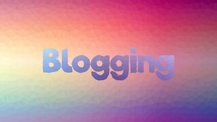 Blogging Fade Weird Tessellating Looping Animated Polygons