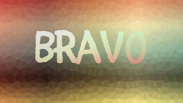 Bravo Appearing Techno Tessellated Looping Pulsing Polygons