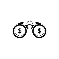 Business forecasting icon. Illustration art