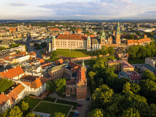 Fototapeta na wymiar Krakow, the Castle of the Kings of Poland