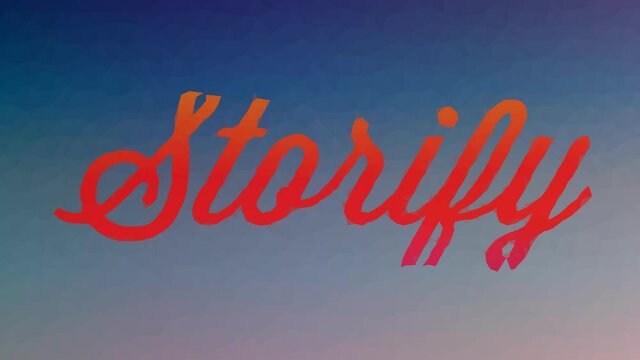 Storify Fade Weird Tessellated Looping Animated Polygons