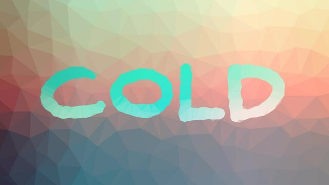 Cold appearing technological tessellating looping pulsing polygons