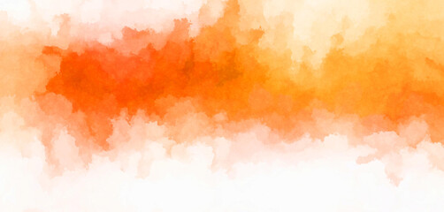 Watercolor painted background. Abstract Illustration wallpaper. Brush stroked painting. 2D Illustration.