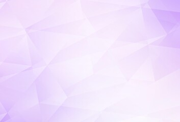 Obraz premium Light Purple vector polygonal background.