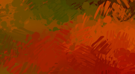 Brushed Painted Abstract Background. Brush stroked painting. Artistic vibrant and colorful wallpaper. - 399350964