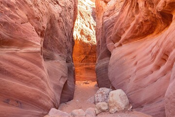 Beautiful landscape around Buckskin Gulch slot canyon