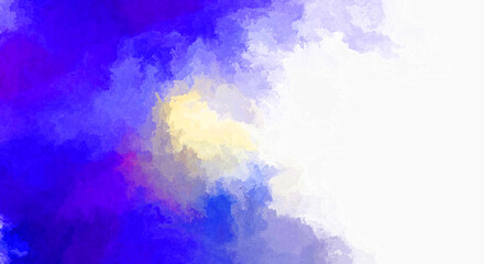 Watercolor painted background. Abstract Illustration wallpaper. Brush stroked painting. 2D Illustration.