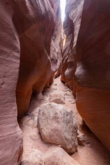 Beautiful landscape around Buckskin Gulch slot canyon
