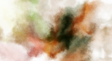 Watercolor painted background. Abstract Illustration wallpaper. Brush stroked painting. 2D Illustration.