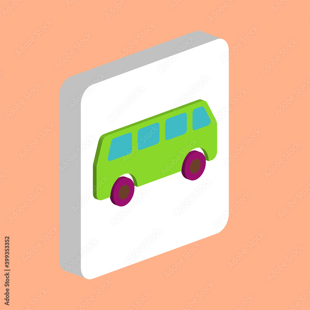 Poster van simple vector icon. illustration symbol design template for web mobile ui element. perfect color