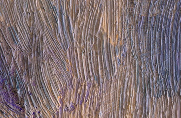 Purple Blue and Orange Brush Strokes