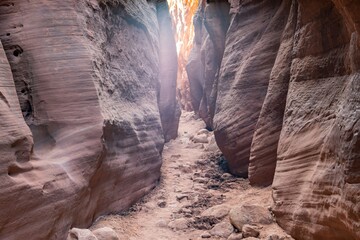 Beautiful landscape around Buckskin Gulch slot canyon