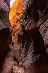 Beautiful landscape around Buckskin Gulch slot canyon