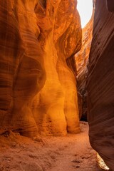 Beautiful landscape around Buckskin Gulch slot canyon