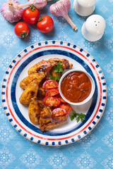 Grilled chicken qings